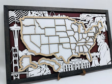 Load image into Gallery viewer, US State Travel Map