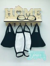 Load image into Gallery viewer, Wall Rack For Face Masks or keys