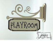 Load image into Gallery viewer, Personalized Wooden Bracket Sign