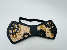Load image into Gallery viewer, Wooden Gear Bowtie