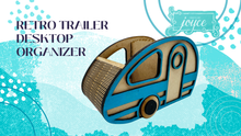 Load image into Gallery viewer, Retro Trailer Desktop Organizer