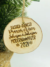 Load image into Gallery viewer, Christmas Wood Slice Ornaments